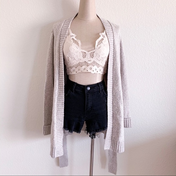 Levi's Sweaters - LEVI’S Light Grey Cardigan